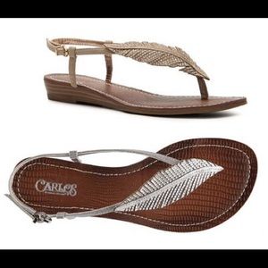 Carlos Santana Tandy sandal size 6.5 pewter